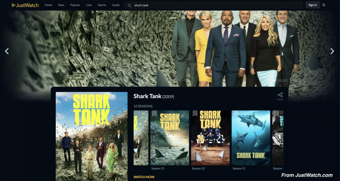 where to watch shark tank main